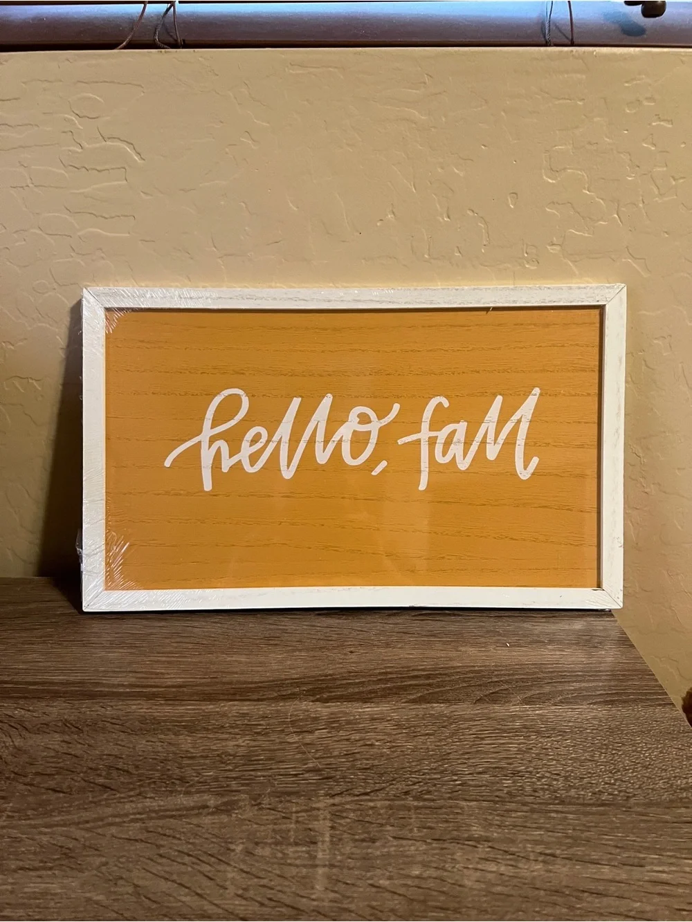 Target Bullseye Hello Fall Wood Two Sided Sign Pumpkin Gourd NWT
